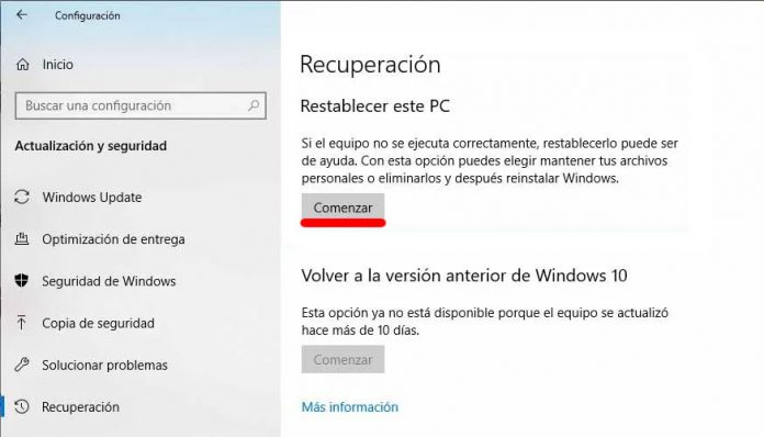 Cómo Formatear Windows 10 Paso A Paso El Blog De Las Páginas Webs 2399