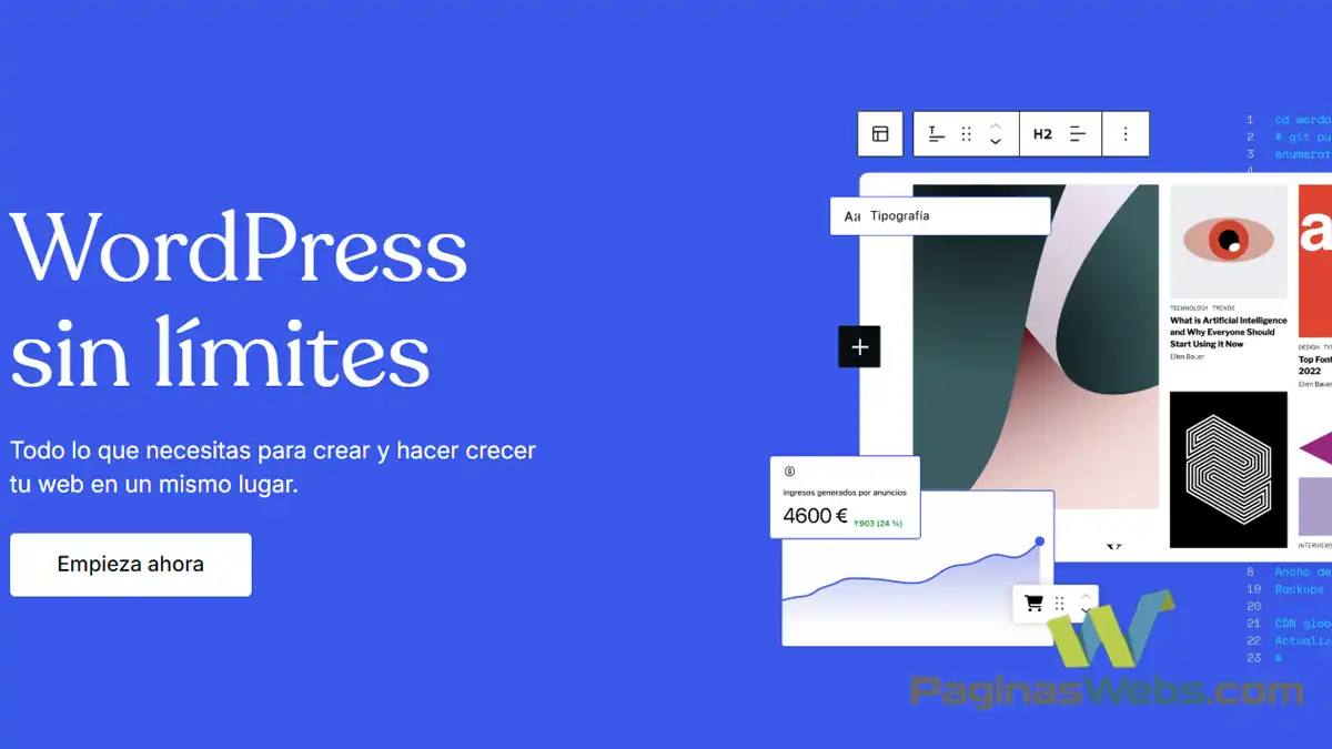 Wordpress: diseño web barato