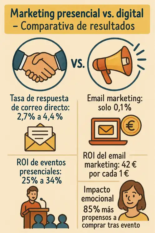 ventajas de las campañas publicitarias físicas infografía