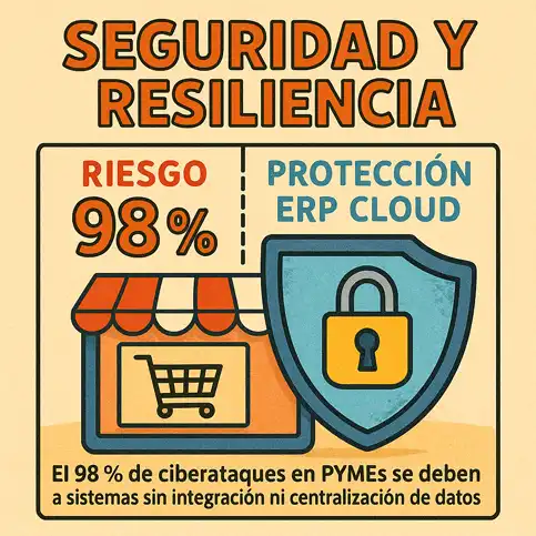 Cómo un ERP mejora la seguridad y datos en sitios web corporativos